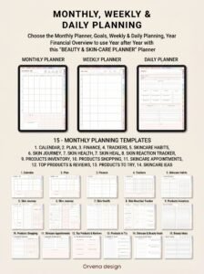 GoodNotes Beauty Planner – Skincare, Hair Care & Self-Care Organizer
