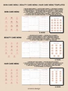 GoodNotes Beauty Planner – Skincare, Hair Care & Self-Care Organizer