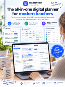 All-in-One Digital Teacher Planner & Timetable Management