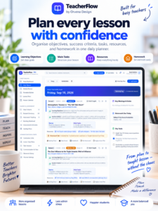 All-in-One Digital Teacher Planner & Timetable Management