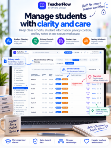 All-in-One Digital Teacher Planner & Timetable Management